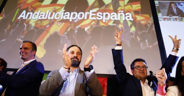 西班牙轰动性新闻:极右翼40年来首次进入地区议会