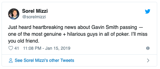 蜗牛棋牌冠军Gavin Smith突然离世，年仅50岁