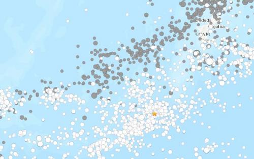 关岛附近海域发生里氏4.7级地震 震源深度10千米