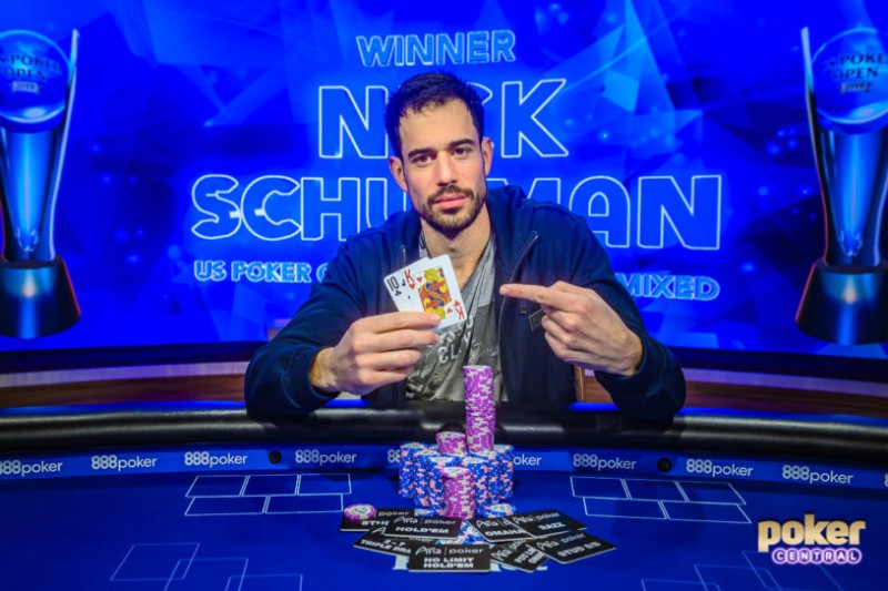 Nick Schulman赢得2019 USPO $25,000八项混合锦标赛冠军