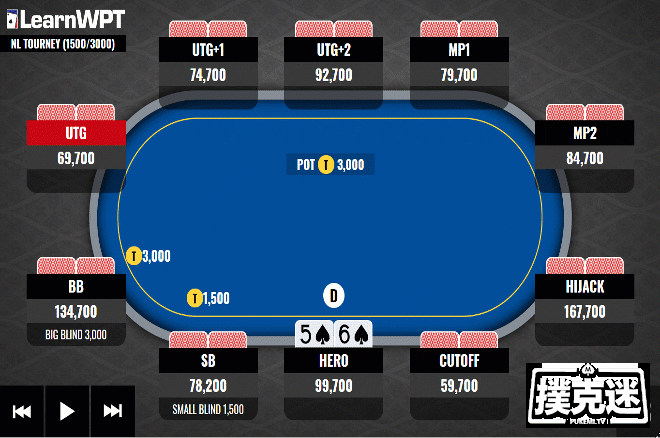 牌局分析：65s，是否在翻牌圈持续下注？