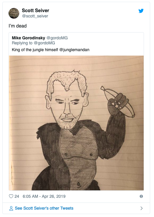 Mike Gorodinsky自封画家，笔下的蜗牛棋牌玩家们一个比一个抽象！