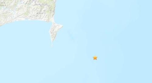 新西兰东北海域发生5.2级地震 震源深度10公里