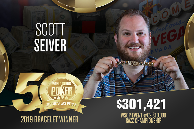 Scott Seiver斩获$10,000 Razz桂冠，丹牛荣获赛事第五名！