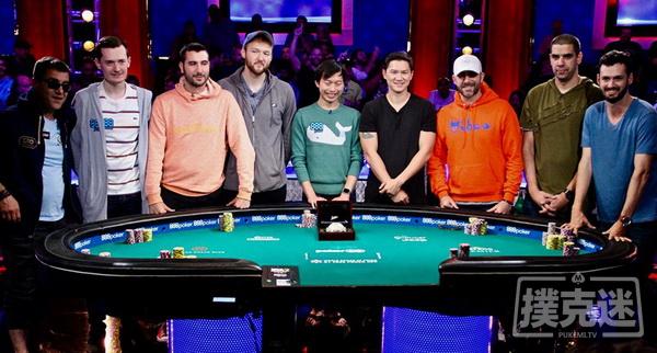 2019 WSOP主赛决赛9人组选手概况