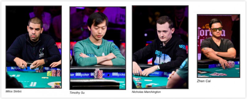 2019 WSOP主赛决胜桌：9进6变成9进5，Ensan和Gates继续领跑！