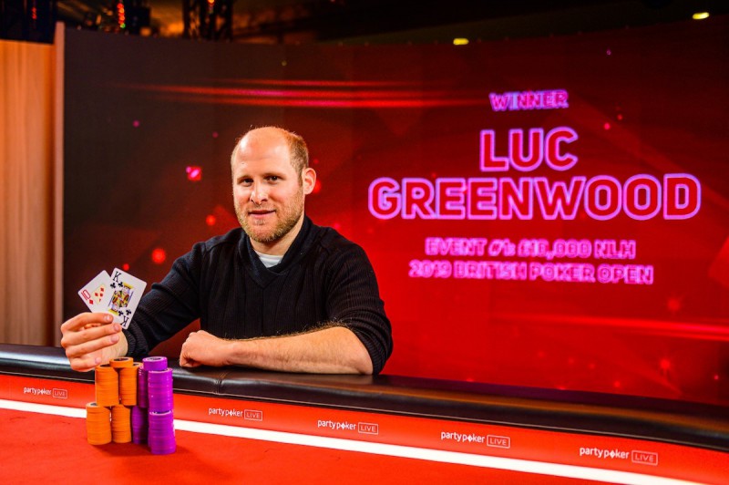 Luc Greenwood斩获英国蜗牛棋牌公开赛首项赛事冠军，揽获奖金£119.600