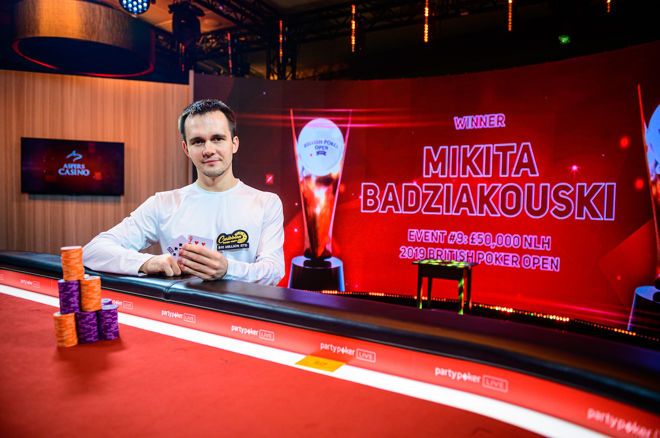 1568213057997344.jpg 【蜗牛棋牌】Mikita Badziakouski斩获BPO第9项赛事£50,000 NLHE胜利!