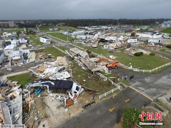 飓风“多里安”致巴哈马23人死 美国超20万人断电