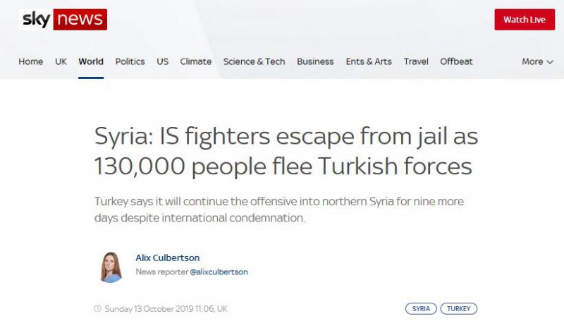 叙利亚北部激战正酣 英媒称部分IS武装分子越狱