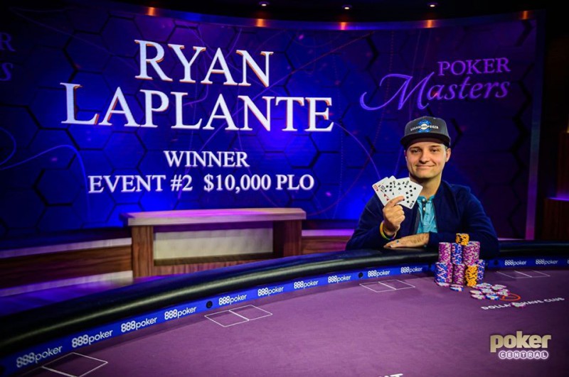 蜗牛棋牌大师赛第二项$10K PLO赛事：Ryan Laplante夺冠，Chance Kornuth蝉联第二！