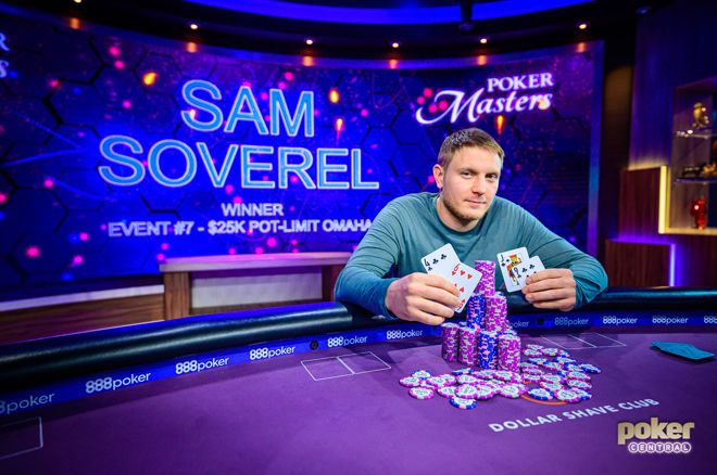 Sam Soverel折冠蜗牛棋牌大师赛$25K PLO，奖金34万刀