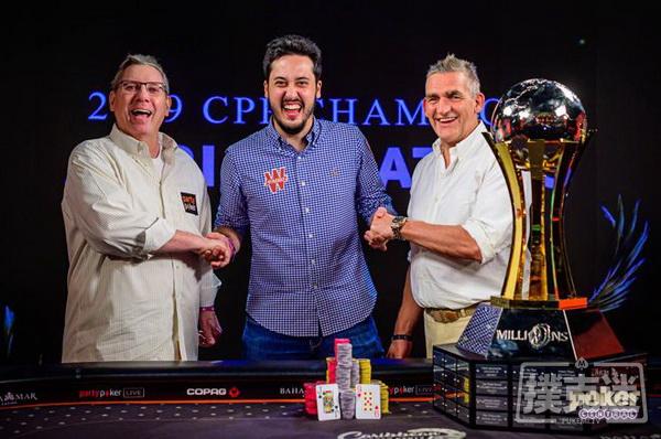 Adrian mateos斩获partypoker百万世界系列赛巴哈马站主赛冠军