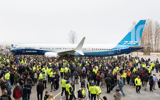 波音737MAX10明年首飞 已获全球超550架订单