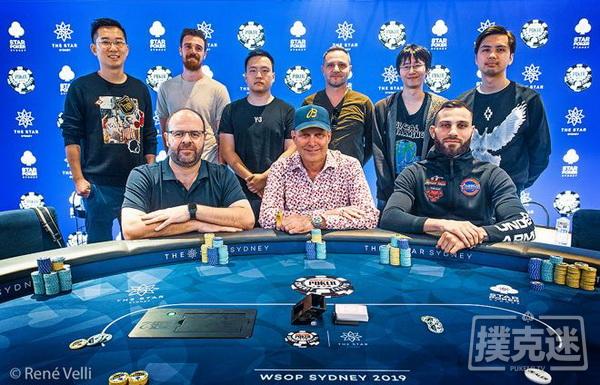 【蜗牛棋牌】Steven Zhou斩获2019 WSOPC悉尼站主赛冠军,奖金8,305