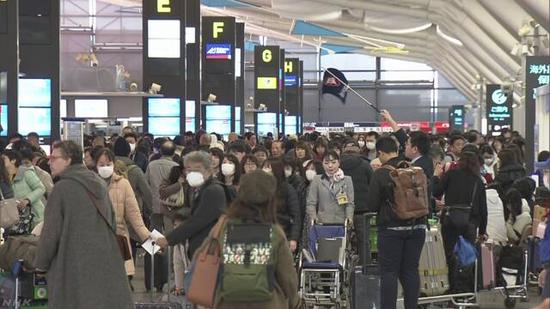 日本关西机场迎"春运"高峰 中国成旅客首选目的地