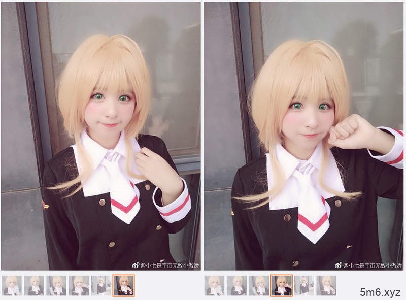 大陆妹Cosplay《我的英雄学院》渡我被身子 角色扮演高度还原