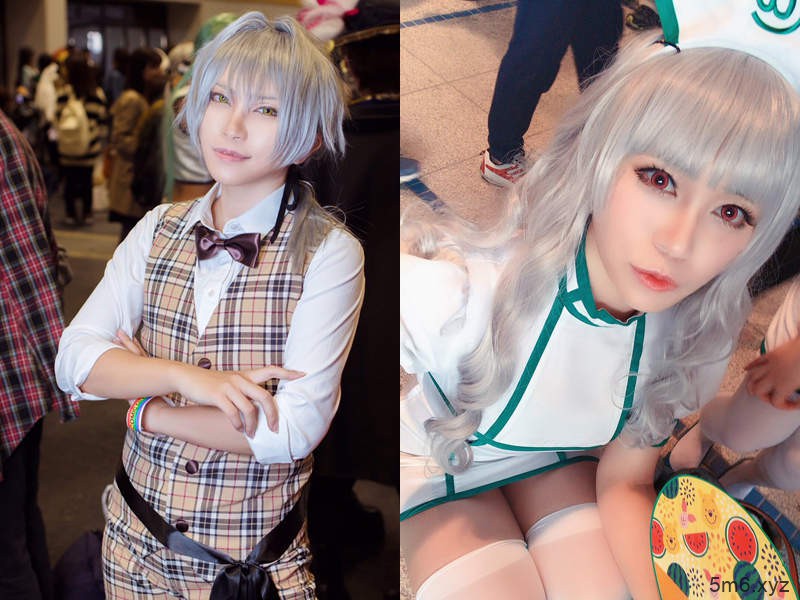Coser扮演喜欢的男角与女角 男女装Cosplay毫无违和