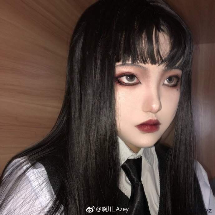 【蜗牛棋牌】啊川_Azeycosplay富江 妆感打扮还原度高