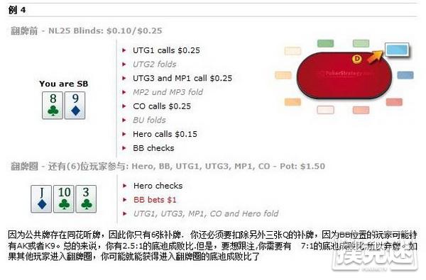 德州扑克玩家必看数理知识：补牌数(outs)和成败比(odds)