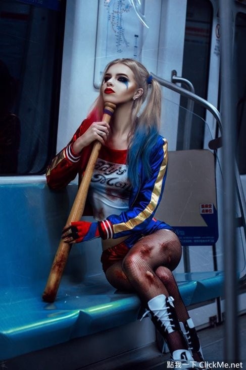 乌克兰正妹Cosplay最完美的小丑女 超级扮相萌杀网友！