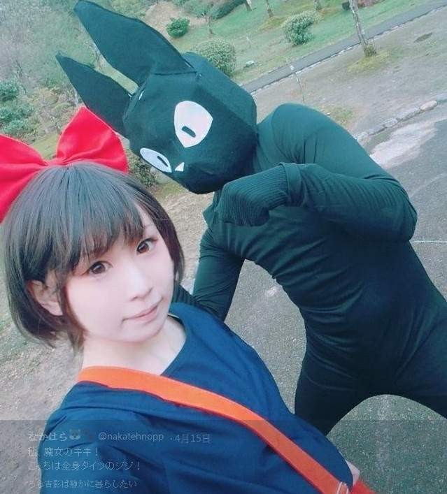琪琪Cosplay魔女宅急便 黑猫助阵抢风采