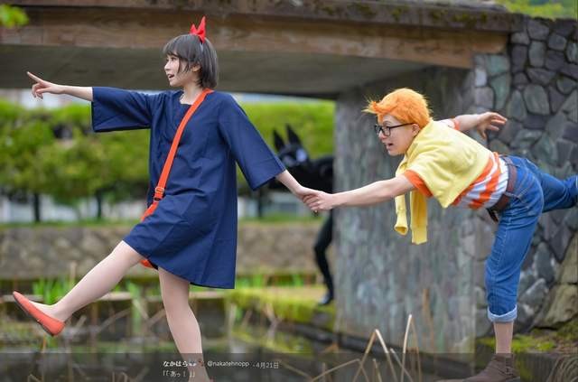 琪琪Cosplay魔女宅急便 黑猫助阵抢风采