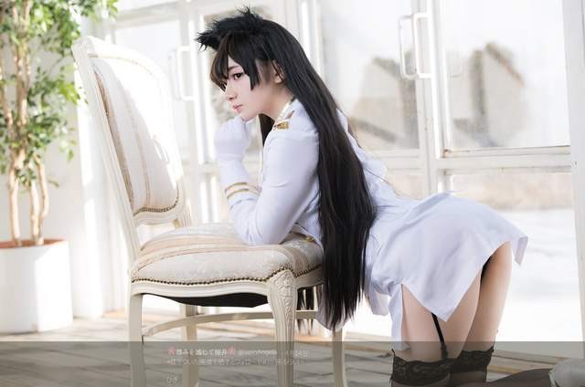 有痣美女cosplay碧蓝航线 性感黑色丝袜诱人