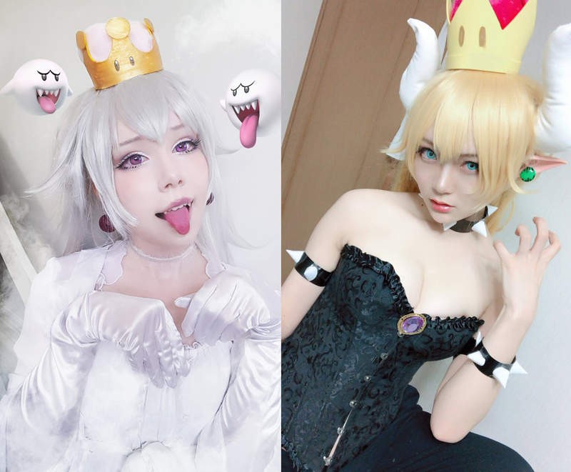 库巴姬与幽灵姬Cosplay Coser们速度超级快