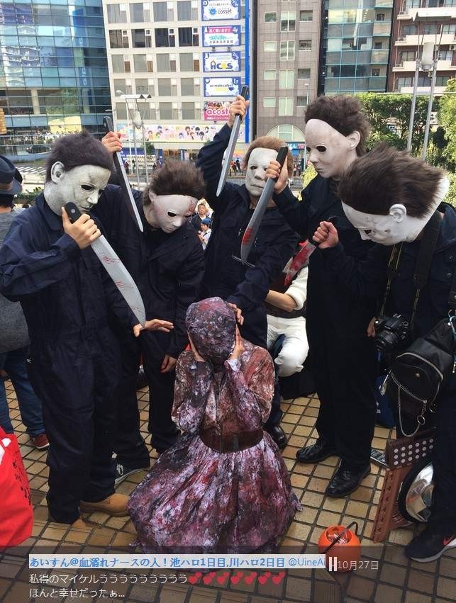 日本万圣节Coslay经典角色 《可爱小护士》桃月なしCoslay牧濑红莉栖