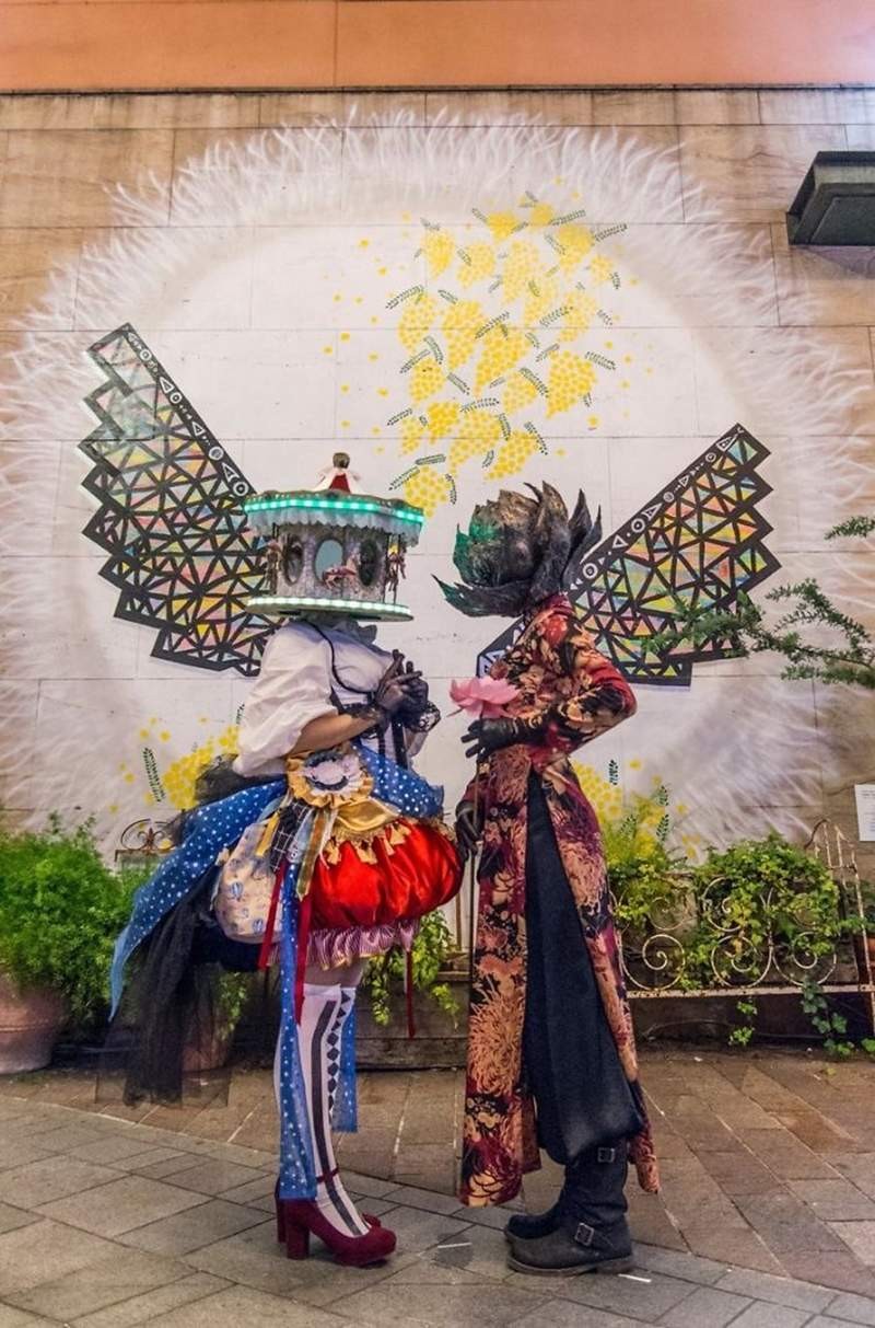 2018川崎万圣节游行创意装扮 Cosplay名画走红全球
