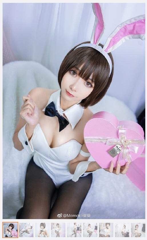 Momoko葵葵cosplay《不起眼女主角培育法》 Coser高度还原角色