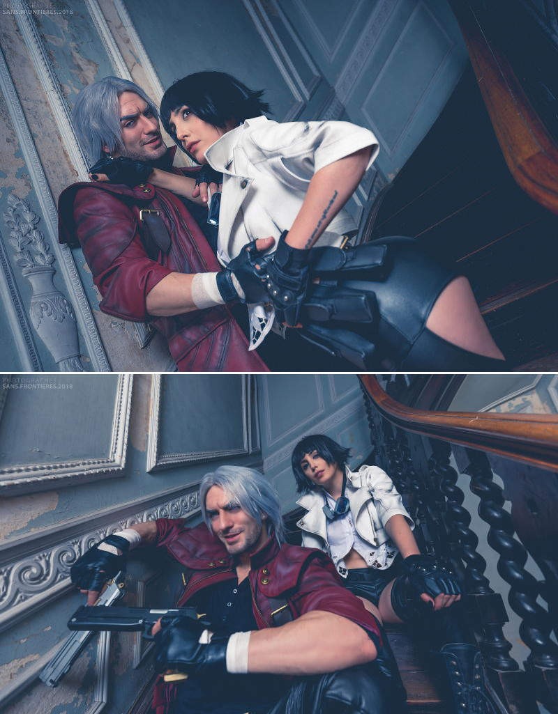 【蜗牛棋牌】肌肉帅哥Cosplay《恶魔猎人5》 腹肌男Leon Chiro角色扮演帅呆了