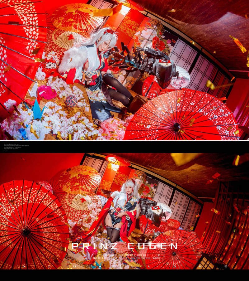 枣糕Cosplay《碧蓝航线》角色 高度还原性感角色