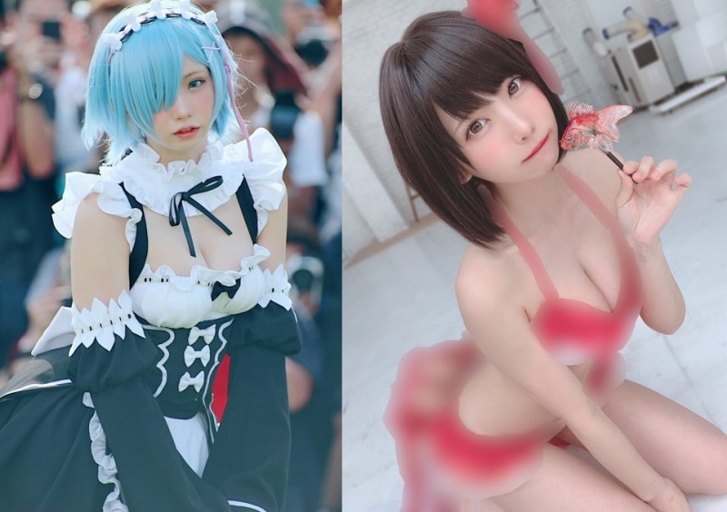 cosplay界一姐Enako（えなこ） 人气太高粉丝围成人墙