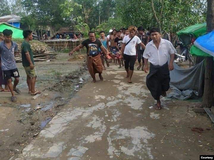 缅甸若开邦多个镇区出现武装冲突 已致四死四伤