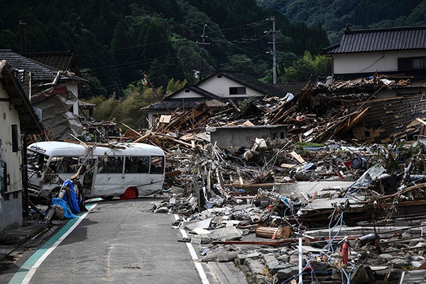 日本暴雨致重灾区熊本县62人死亡 八成为溺亡