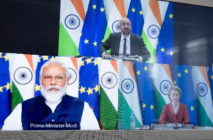 欧盟领导人表示希望与印度达成"雄心勃勃的"自贸协定