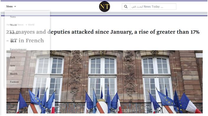 持续增加！法国今年已有233位市长遭遇袭击