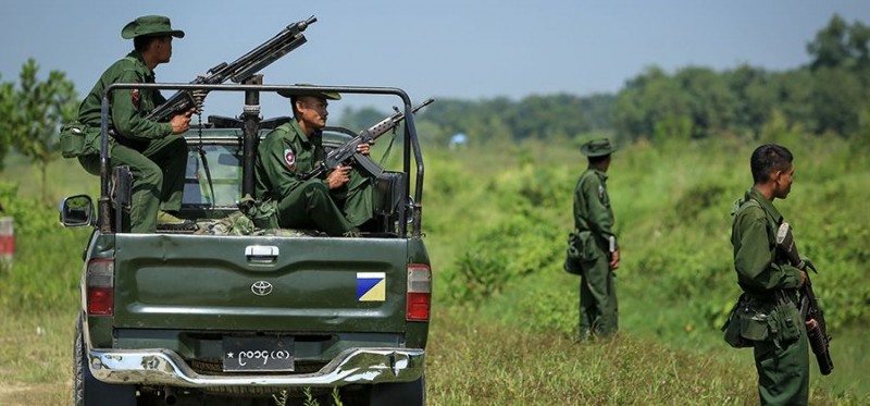 一死四伤 缅甸军方车辆在若开邦发生地雷爆炸事件