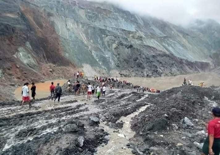 缅甸帕敢翡翠矿区发生塌方 已致三人死亡两人受伤