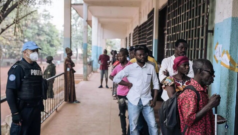 中非共和国大选第一轮选举投票如期举行
