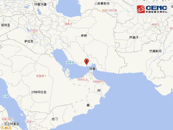 伊朗发生5.4级地震，震源深度10千米