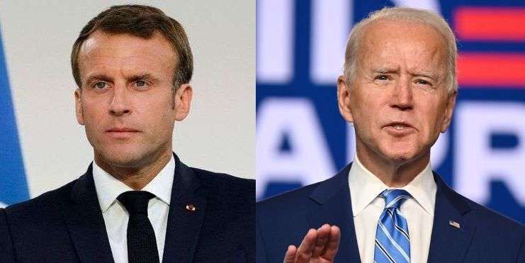 法国总统马克龙与拜登首次通话 表达了“欢迎”