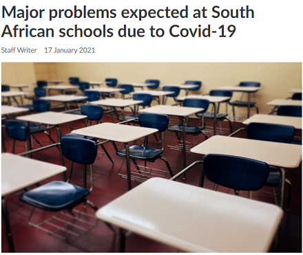 【蜗牛棋牌】新冠疫情致南非学校辍学率飙升