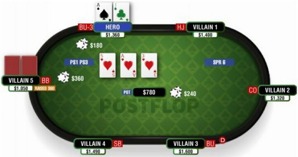 【蜗牛棋牌】德州扑克顶对强踢脚