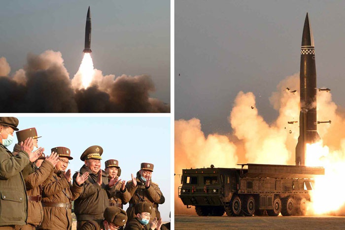 朝鲜进行新型战术导弹试射