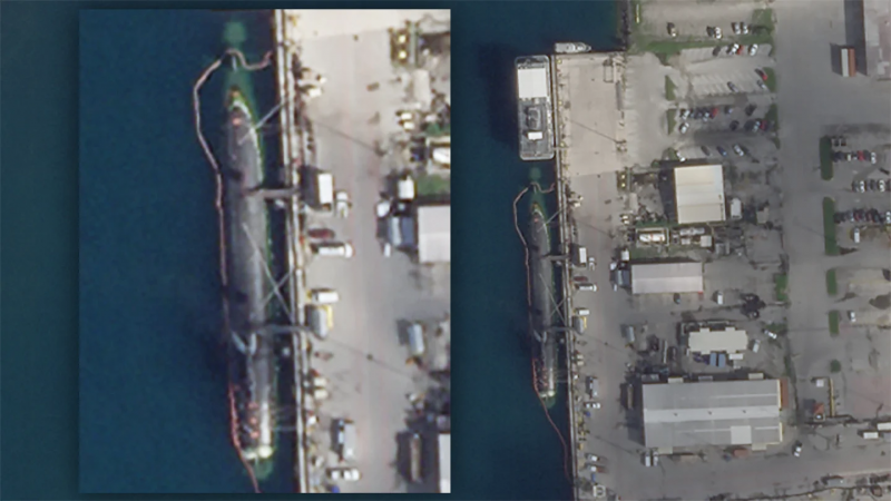 美国核潜艇近况：艇身完好 事故可能发生在水线下