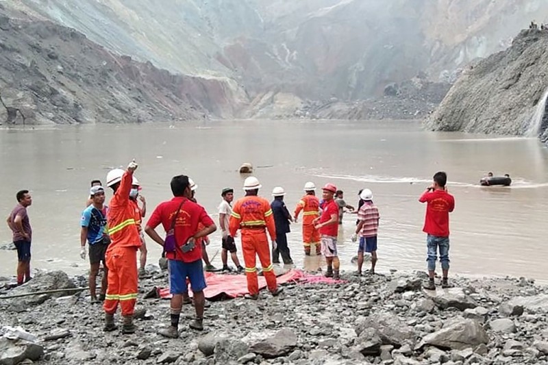 缅甸翡翠矿区再次发生矿难 致1人死亡近百人失踪