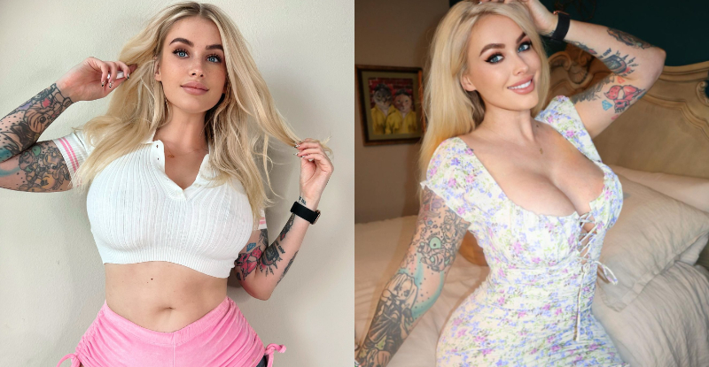 【蜗牛棋牌】殘暴！狂野刺青正妹胸前巨乳大爆衝 上衣撐不住…緊繃已到達極限～